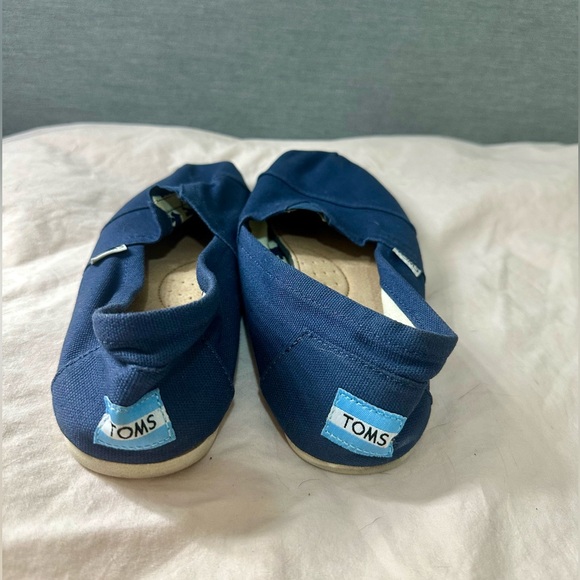 Men's blue slip-on Toms Size 9 - Picture 2 of 7